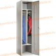 Шкаф гардеробный двухсекционный (1 дверь) 1850*500*500 S-0,5мм - uralbiznesstroi.ru – Волгоград