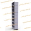  Шкаф сумочный разборный 400х500х1850 (ШхГхВ) 1х секционный 8-ячеечный S-0,7 мм (Дополнительная секция) - uralbiznesstroi.ru – Волгоград