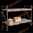 Стеллаж с выкатными платформами  2500*2700*1050 2 яруса 6 платформ - uralbiznesstroi.ru – Волгоград