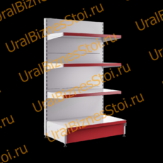 Торговый пристенный стеллаж 1950*500*600 4 полки - uralbiznesstroi.ru – Волгоград