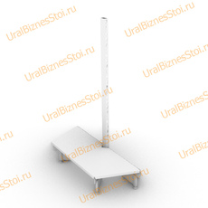 Торговые торцевые стеллажи 2350*300 1 полка - uralbiznesstroi.ru – Волгоград