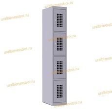  Шкаф сумочный разборный 300х500х1850 (ШхГхВ) 4-ячеечный 1х секционный S-0,8мм (Основная секция) - uralbiznesstroi.ru – Волгоград