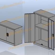 Антресоль для шкафа архивного 925*850*500 2-дверный - uralbiznesstroi.ru – Волгоград