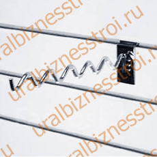 F 107 Кронштейн- змейка, 300 мм., хром - uralbiznesstroi.ru – Волгоград