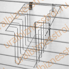 F 120/8 Держатель для рубашек 28,8*42,6*23,6 хром - uralbiznesstroi.ru – Волгоград