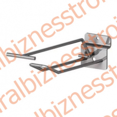 F326-300 Еврокрючок с ценник-лем,300мм,хром - uralbiznesstroi.ru – Волгоград