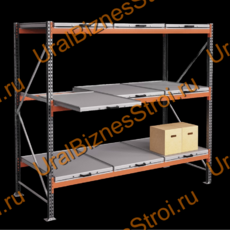 Стеллаж с выкатными платформами  2000*2700*1050 3 яруса 9 платформ - uralbiznesstroi.ru – Волгоград