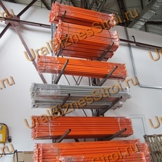 Стеллаж консольный двусторонний 2000x1270x2000 мм легкий 3 яруса - uralbiznesstroi.ru – Волгоград