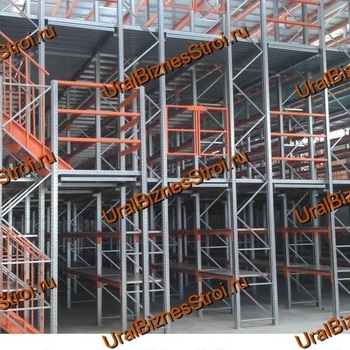 Мезонинный стеллаж 60м*32м 2 этажа 3840 м2 - uralbiznesstroi.ru – Волгоград
