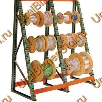 Стеллаж для кабельных барабанов 2000*2000*1050 мм на 6 барабанов - uralbiznesstroi.ru – Волгоград