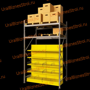 Стеллаж Cash & Carry 4000*1500*1000 - uralbiznesstroi.ru – Волгоград