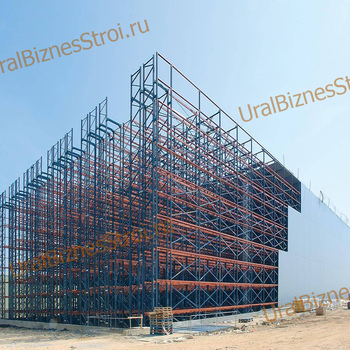 Самонесущий склад (Каркас) 35000*100000*15000мм 10 ярусов - uralbiznesstroi.ru – Волгоград