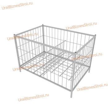 Корзина экспозиционная 1200х800х850(600) - uralbiznesstroi.ru – Волгоград