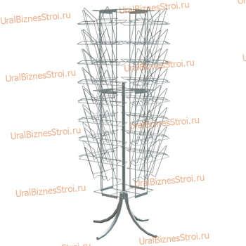 Стойка для газет 4-х сторонняя, 32 ячейки, формат А3 - uralbiznesstroi.ru – Волгоград