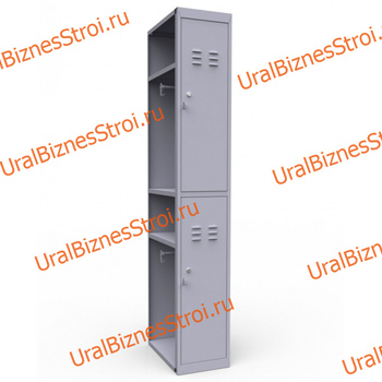 Шкаф гардеробный двухсекционный две двери (Дополнительная секция)  1850*500*400 S-0,7мм - uralbiznesstroi.ru – Волгоград