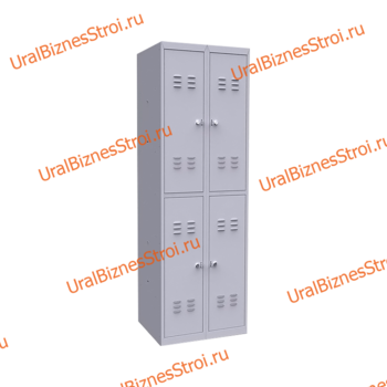 Шкаф гардеробный 4 секционный 4 двери 1850*500*800 S-0,8мм - uralbiznesstroi.ru – Волгоград