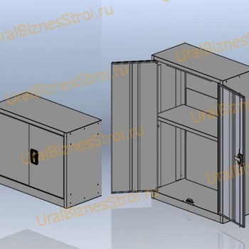 Антресоль для шкафа архивного 925*850*500 2-дверный - uralbiznesstroi.ru – Волгоград
