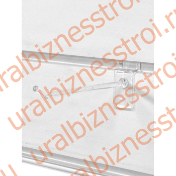 FP291 Крючок пластиковый,прозрачный 150 мм - uralbiznesstroi.ru – Волгоград