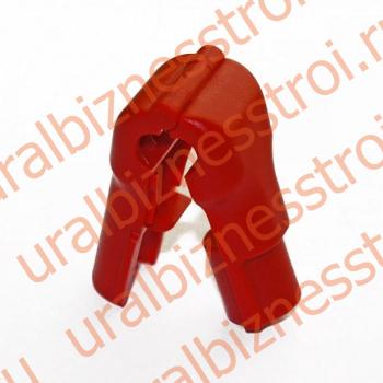 SO56-6 Противокражный замок пластиковый на крючок d=6мм,красный - uralbiznesstroi.ru – Волгоград
